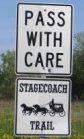 Stagecoach sign.